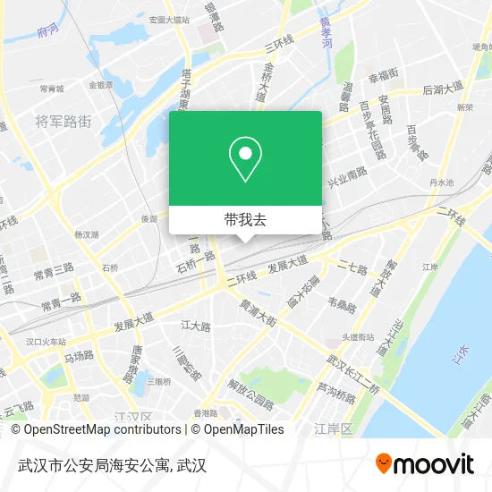 武汉市公安局海安公寓地图