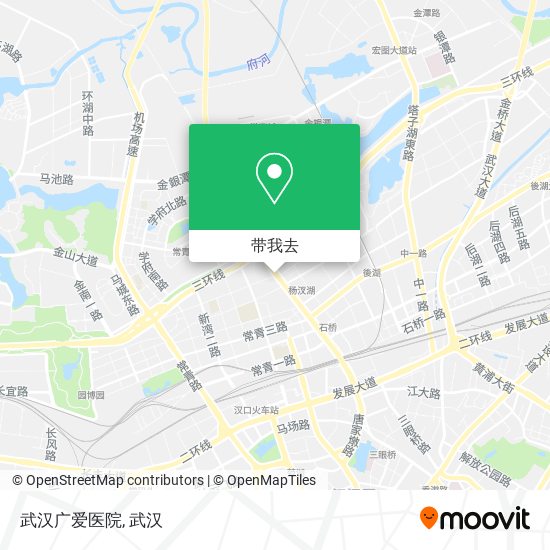 武汉广爱医院地图