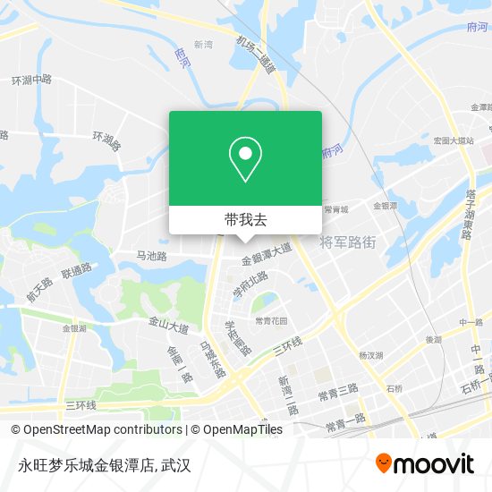 永旺梦乐城金银潭店地图