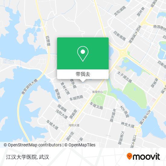 江汉大学医院地图