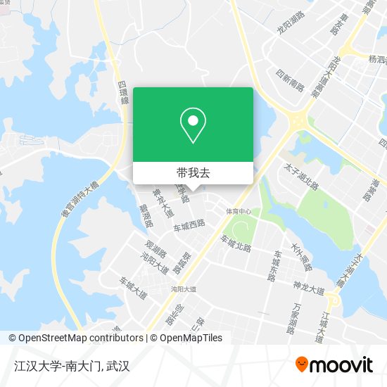 江汉大学-南大门地图