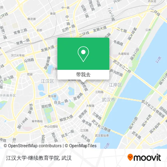 江汉大学-继续教育学院地图