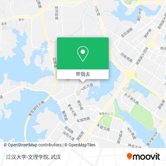 江汉大学-文理学院地图
