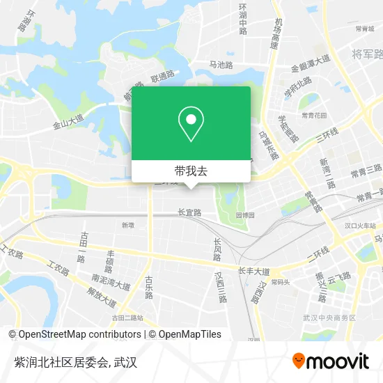 紫润北社区居委会地图