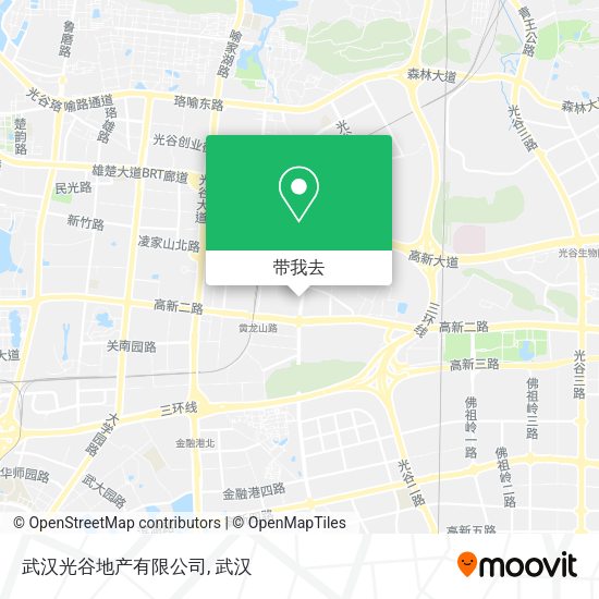 武汉光谷地产有限公司地图