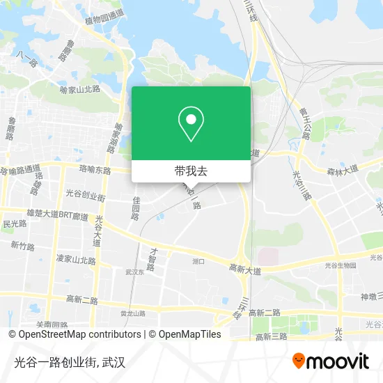 光谷一路创业街地图