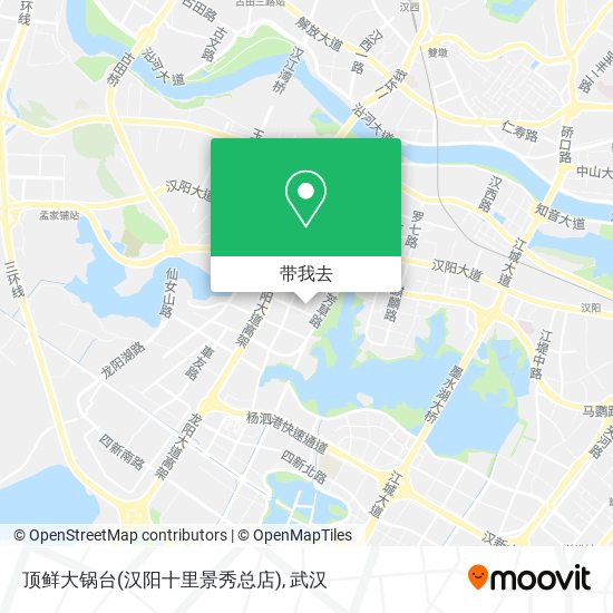 顶鲜大锅台(汉阳十里景秀总店)地图