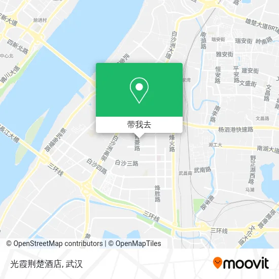 光霞荆楚酒店地图