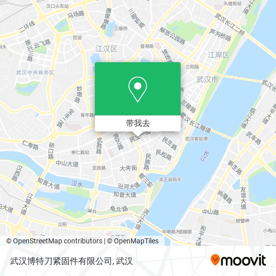 武汉博特刀紧固件有限公司地图