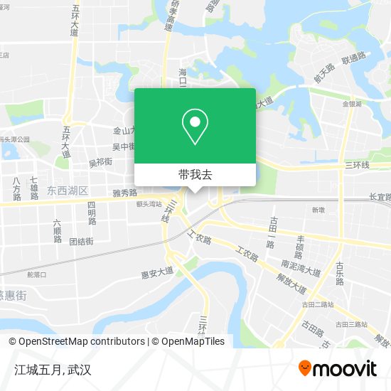 江城五月地图