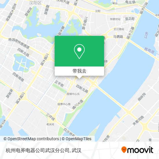 杭州电斧电器公司武汉分公司地图