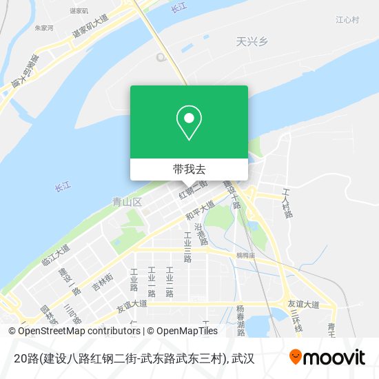 20路(建设八路红钢二街-武东路武东三村)地图