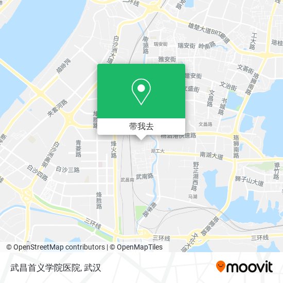 武昌首义学院医院地图