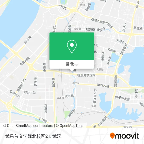 武昌首义学院北校区21地图