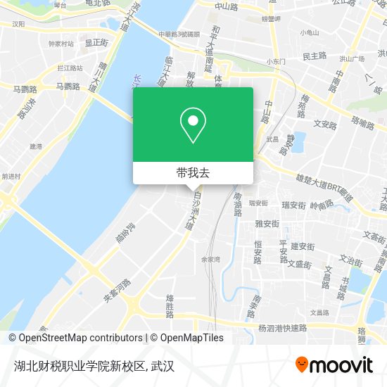 湖北财税职业学院新校区地图