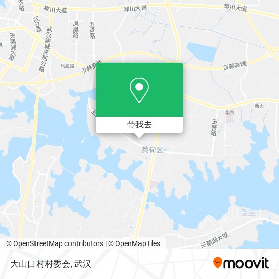 大山口村村委会地图
