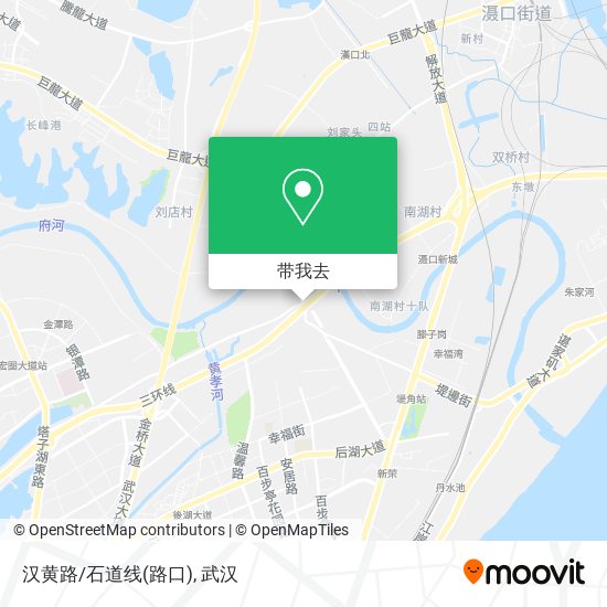 汉黄路/石道线(路口)地图