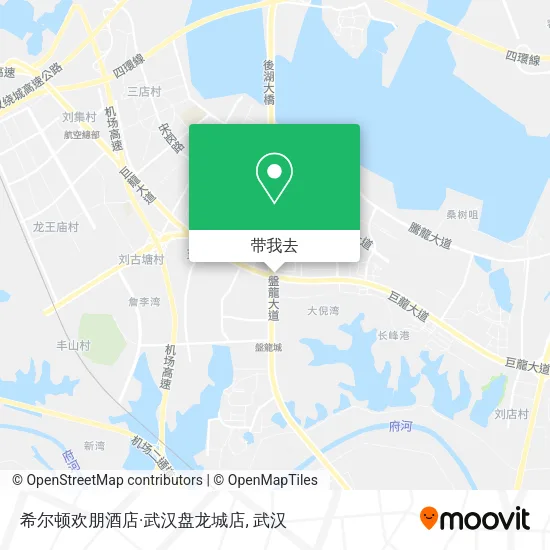 希尔顿欢朋酒店·武汉盘龙城店地图