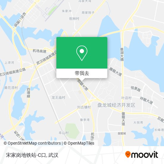 宋家岗地铁站-C口地图