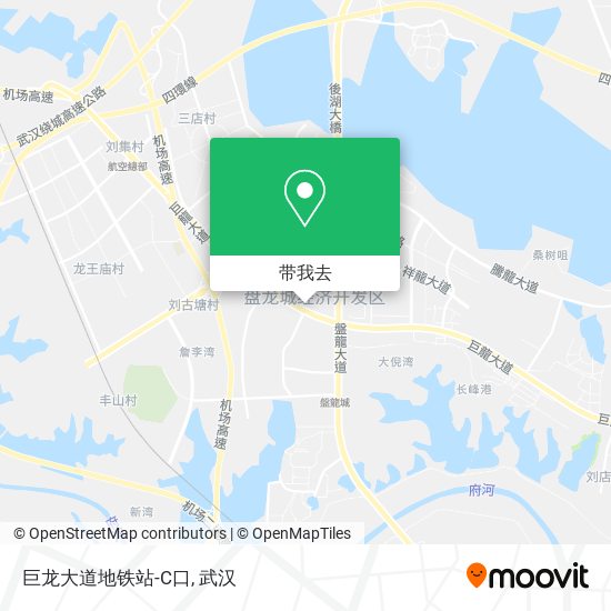 巨龙大道地铁站-C口地图
