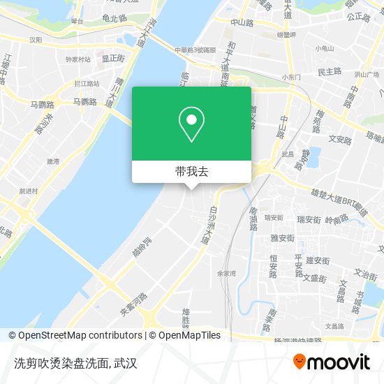 洗剪吹烫染盘洗面地图