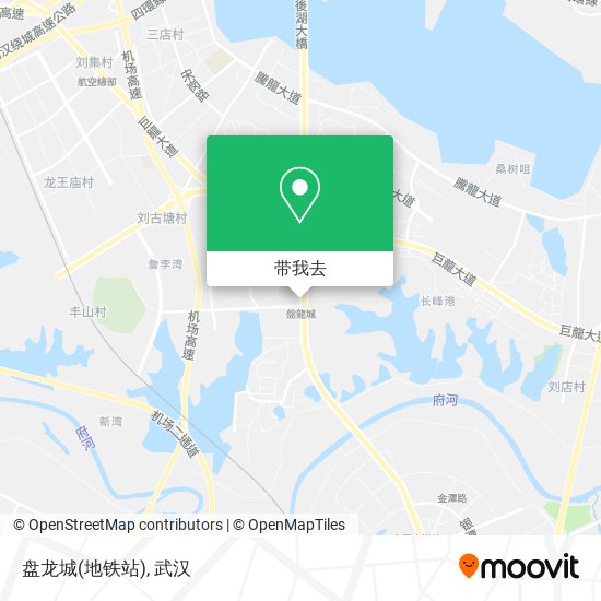 盘龙城(地铁站)地图