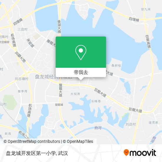 盘龙城开发区第一小学地图