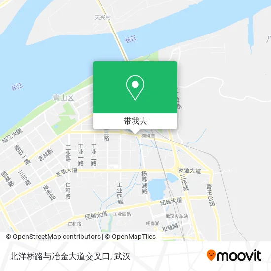 北洋桥路与冶金大道交叉口地图