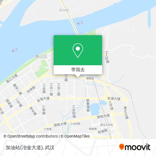 加油站(冶金大道)地图