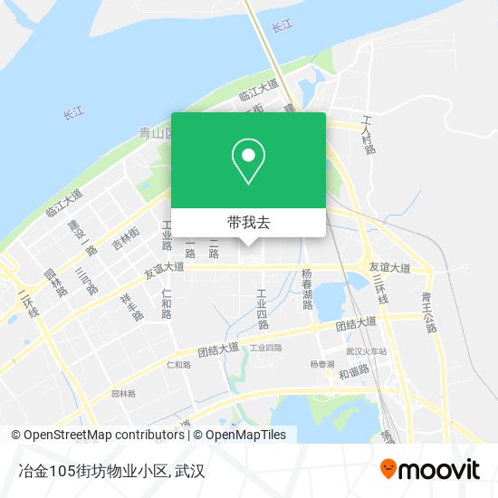 冶金105街坊物业小区地图
