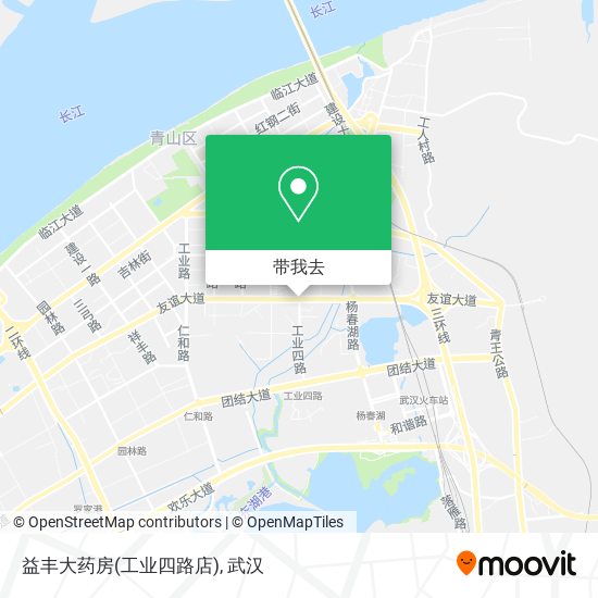 益丰大药房(工业四路店)地图
