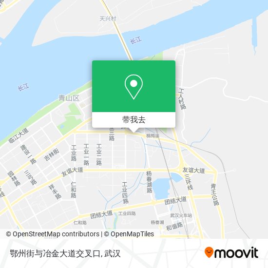 鄂州街与冶金大道交叉口地图
