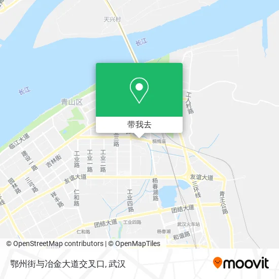 鄂州街与冶金大道交叉口地图