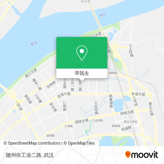 随州街工业二路地图