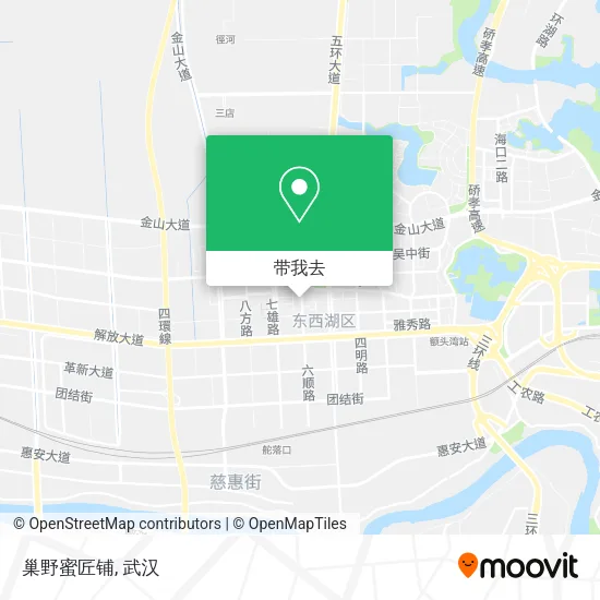 巢野蜜匠铺地图