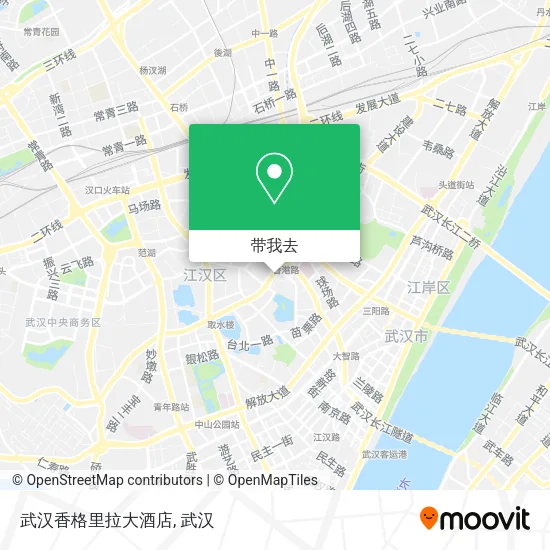 武汉香格里拉大酒店地图