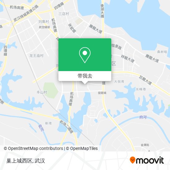 巢上城西区地图