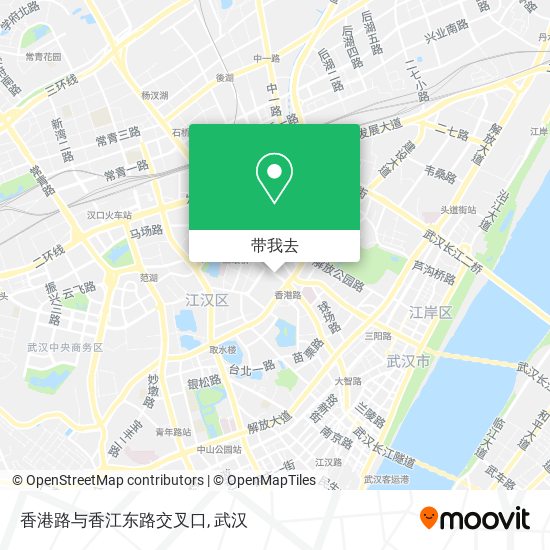 香港路与香江东路交叉口地图