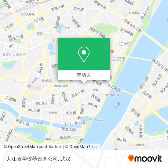 大江教学仪器设备公司地图