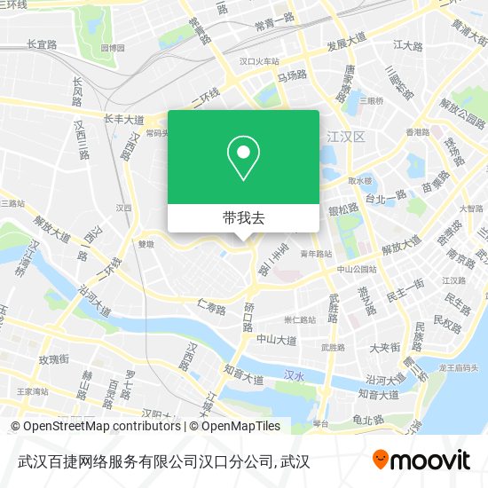 武汉百捷网络服务有限公司汉口分公司地图
