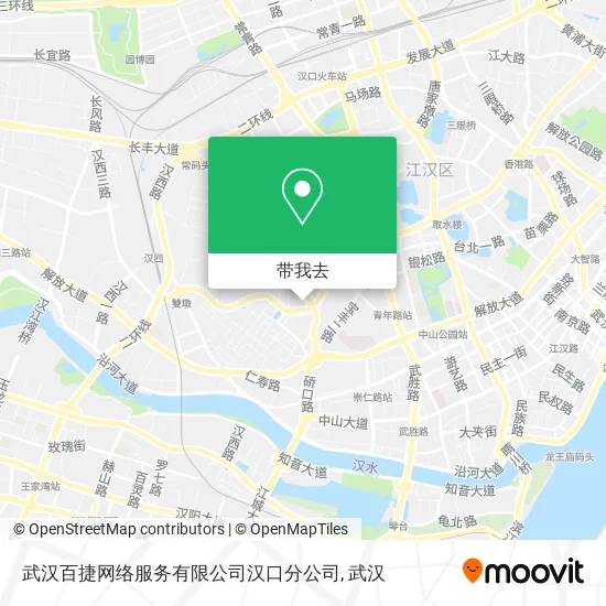武汉百捷网络服务有限公司汉口分公司地图