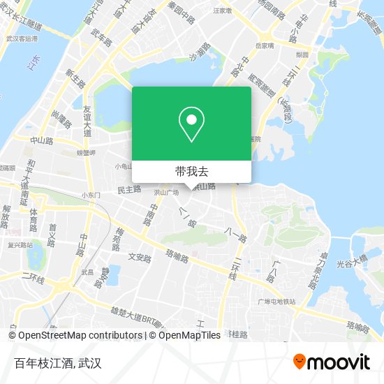 百年枝江酒地图