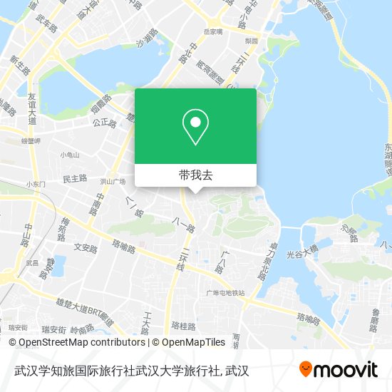 武汉学知旅国际旅行社武汉大学旅行社地图