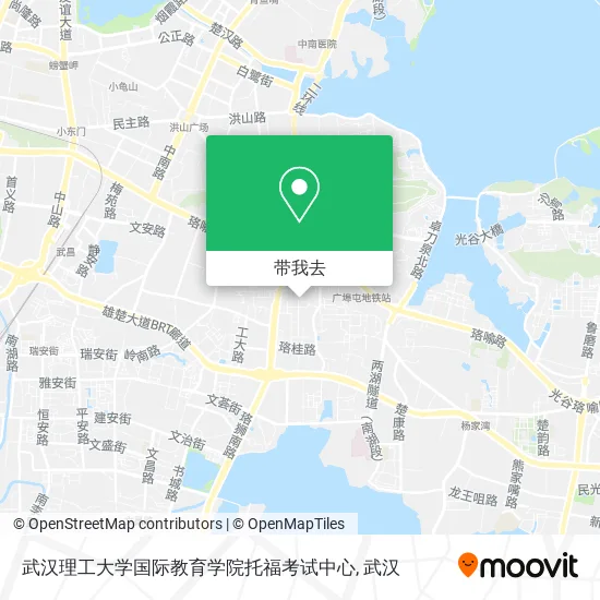 武汉理工大学国际教育学院托福考试中心地图