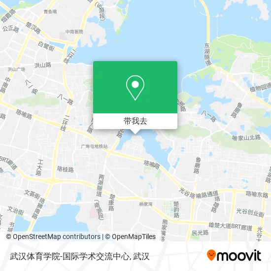 武汉体育学院-国际学术交流中心地图
