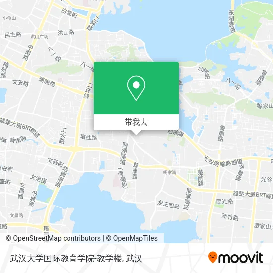 武汉大学国际教育学院-教学楼地图