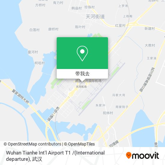 Wuhan Tianhe Int'l Airport T1 /(International departure)地图