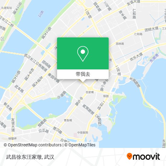武昌徐东汪家墩地图