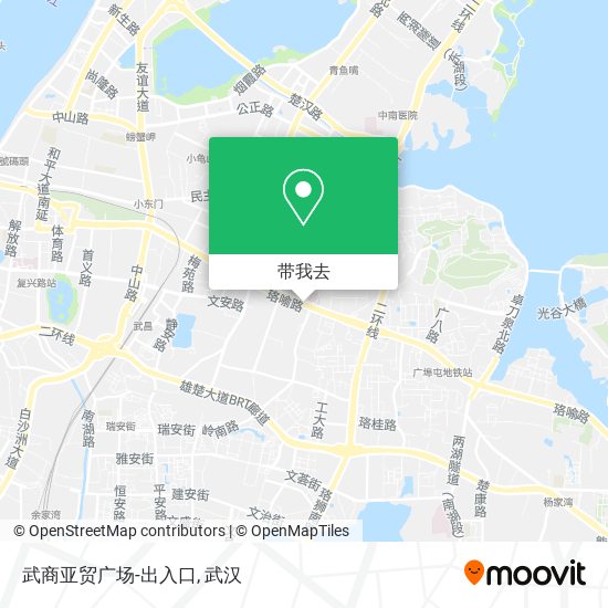 武商亚贸广场-出入口地图