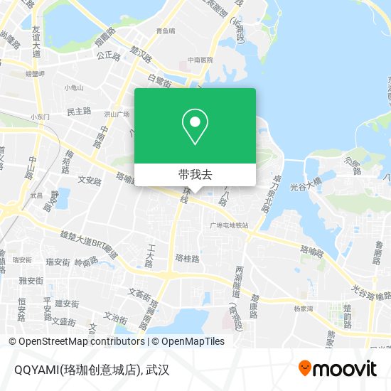 QQYAMI(珞珈创意城店)地图